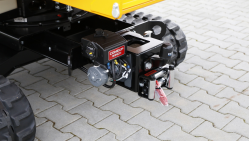 Výkonný štěpkovač na naftu s pásovým podvozkem LS 160 DW Track M